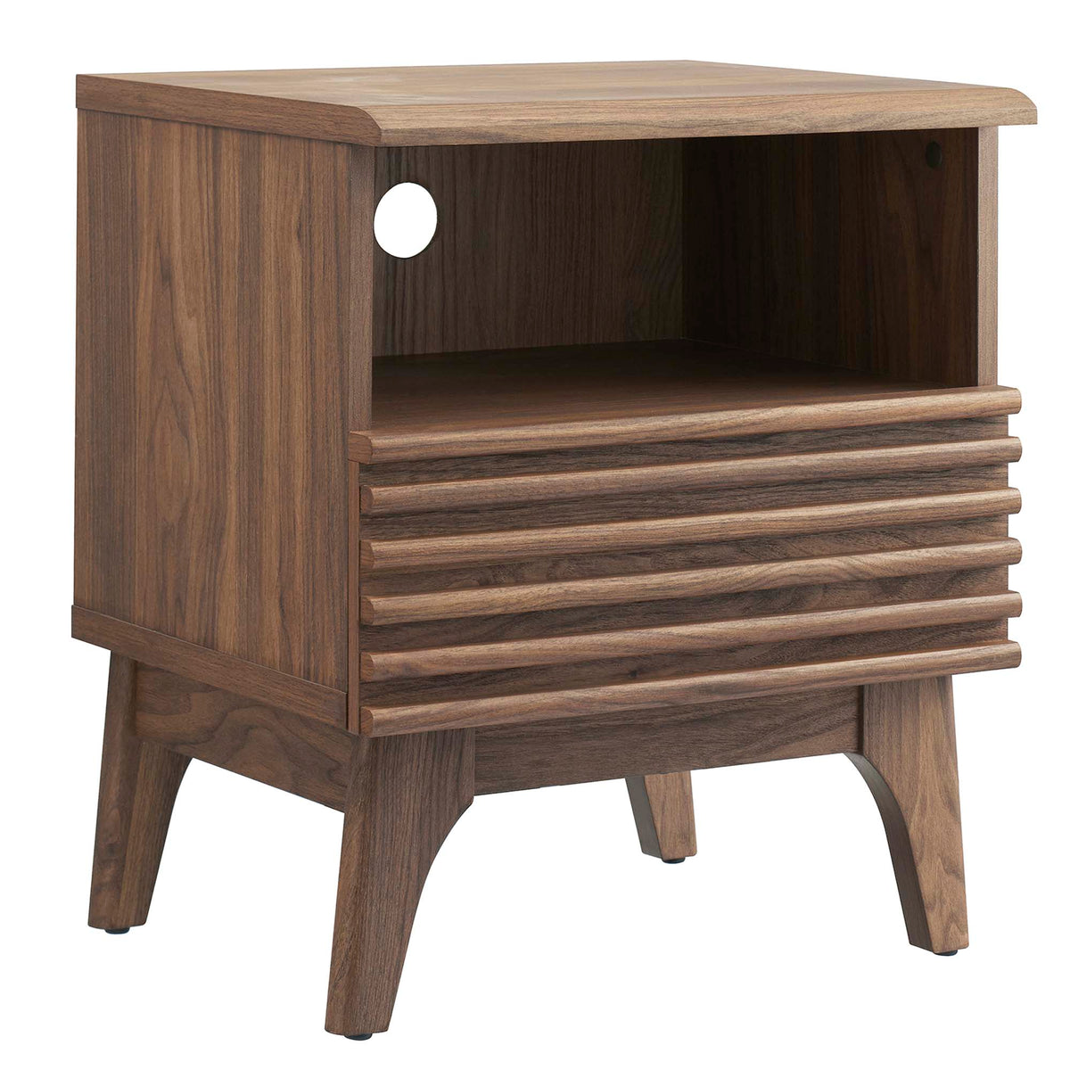 Render Walnut Nightstand - 15x19x21" - Ornate Home