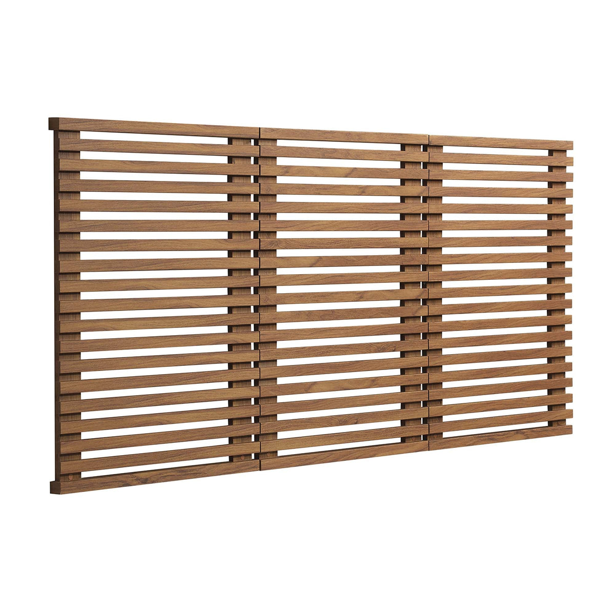 Render Walnut Wall Mount Queen Headboard - Ornate Home