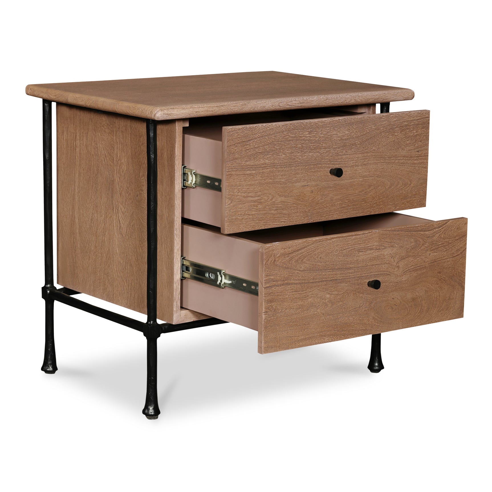 Rene Brown Nightstand - Ornate Home