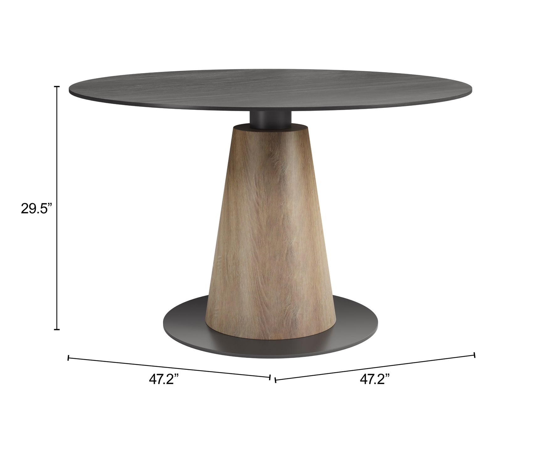 Reno Black Dining Table - Ornate Home