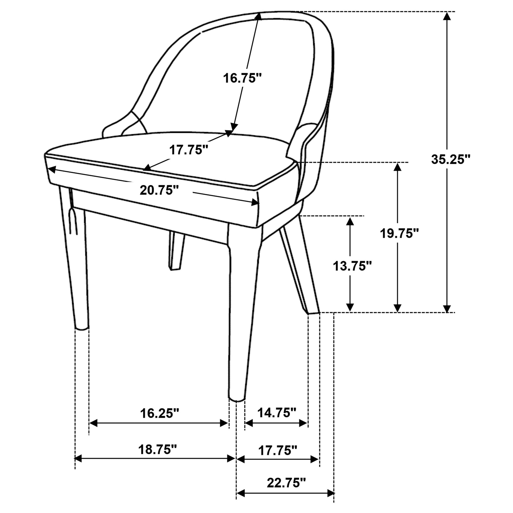Reseda Ash Brown 7-piece Rectangular Dining Set - Ornate Home