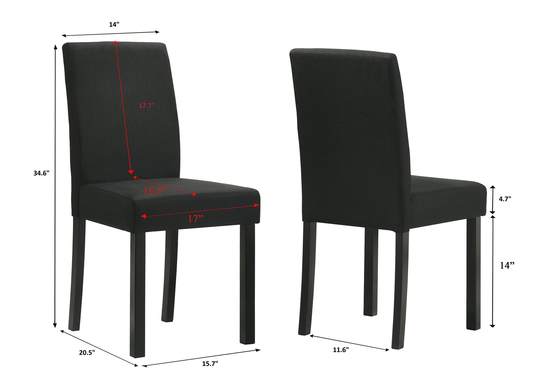 Resia Black Dining Set - Ornate Home