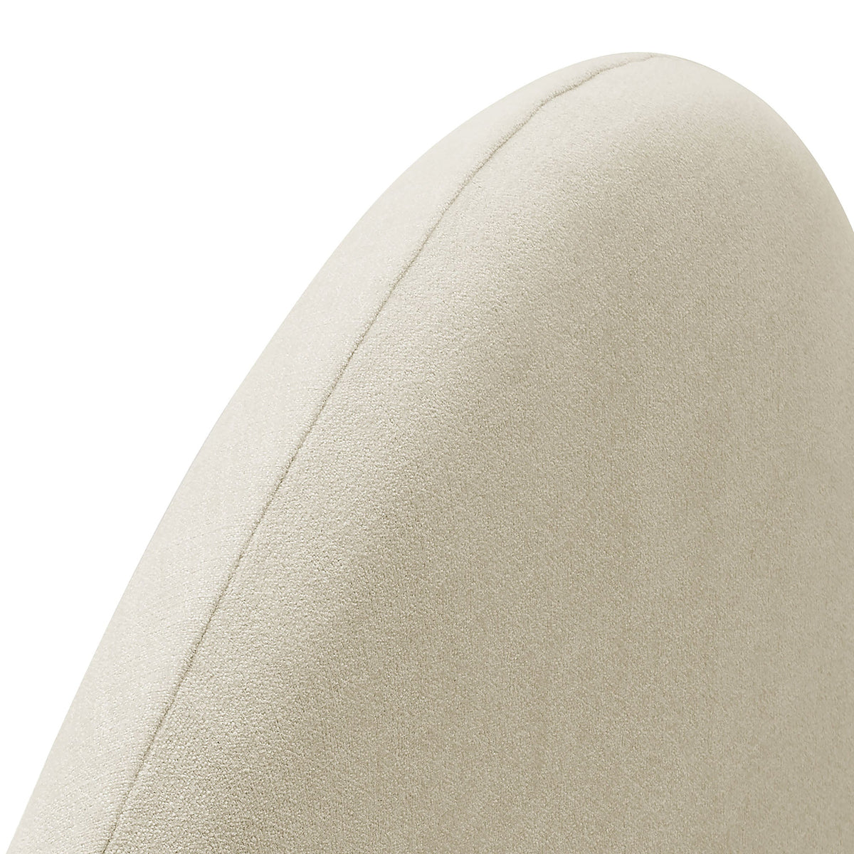 Resort Ecru Queen Woven Upholstered Fabric Arched Headboard