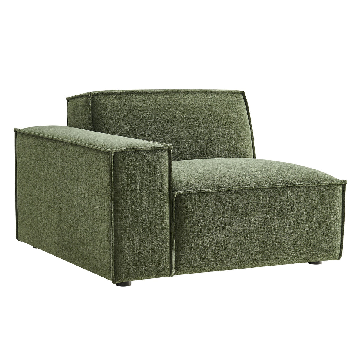 Restore Foliage Performance Fabric Upholstered Left-Facing Modular Lounge Chair - Ornate Home
