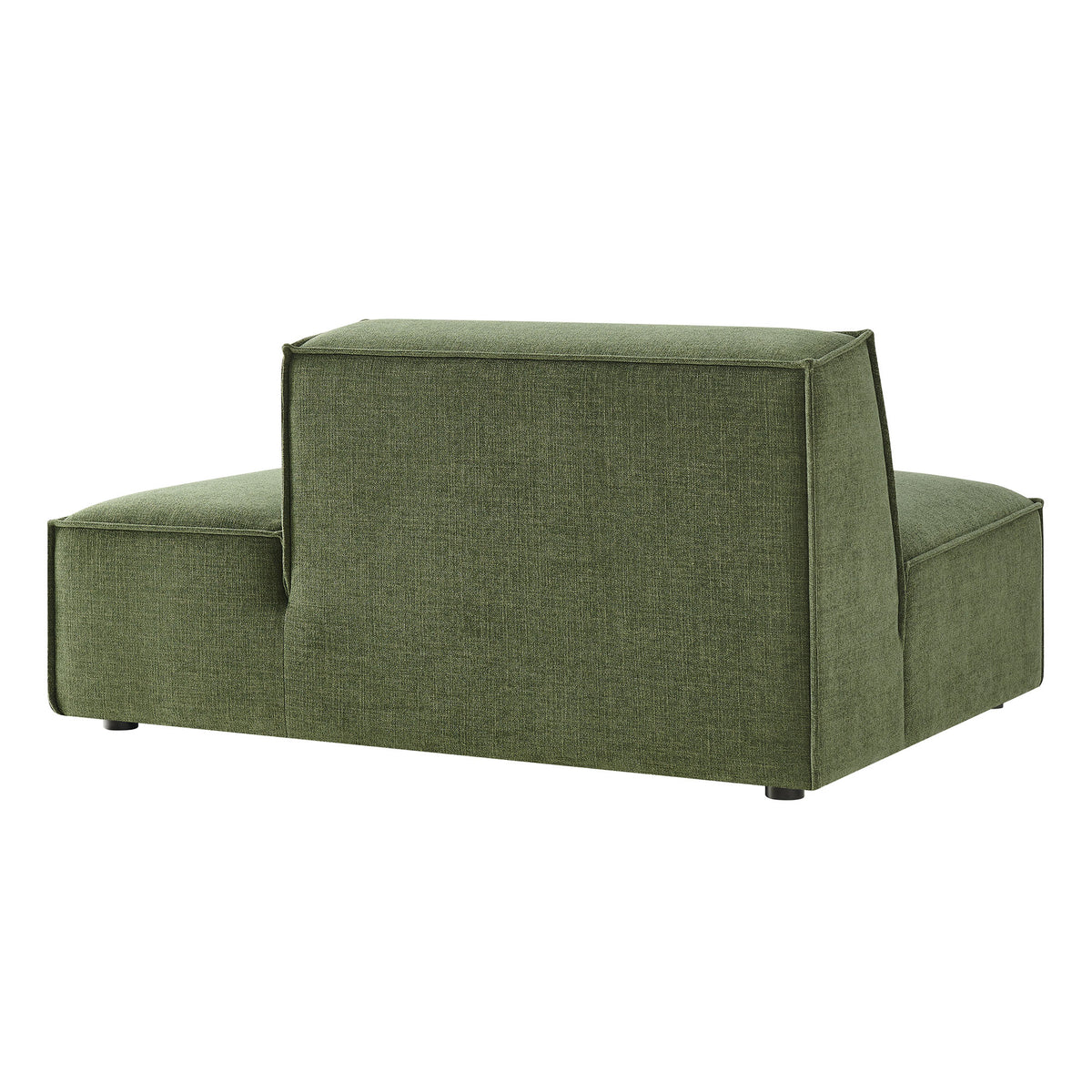Restore Foliage Performance Fabric Upholstered Right-Facing Armless Modular Chaise - Ornate Home