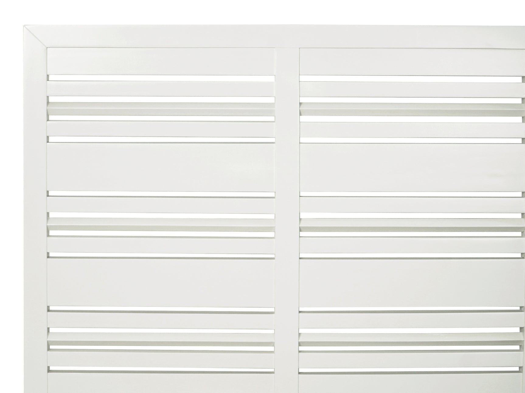 Retreat Slatted Platform Bed in Snowfall - Ornate Home