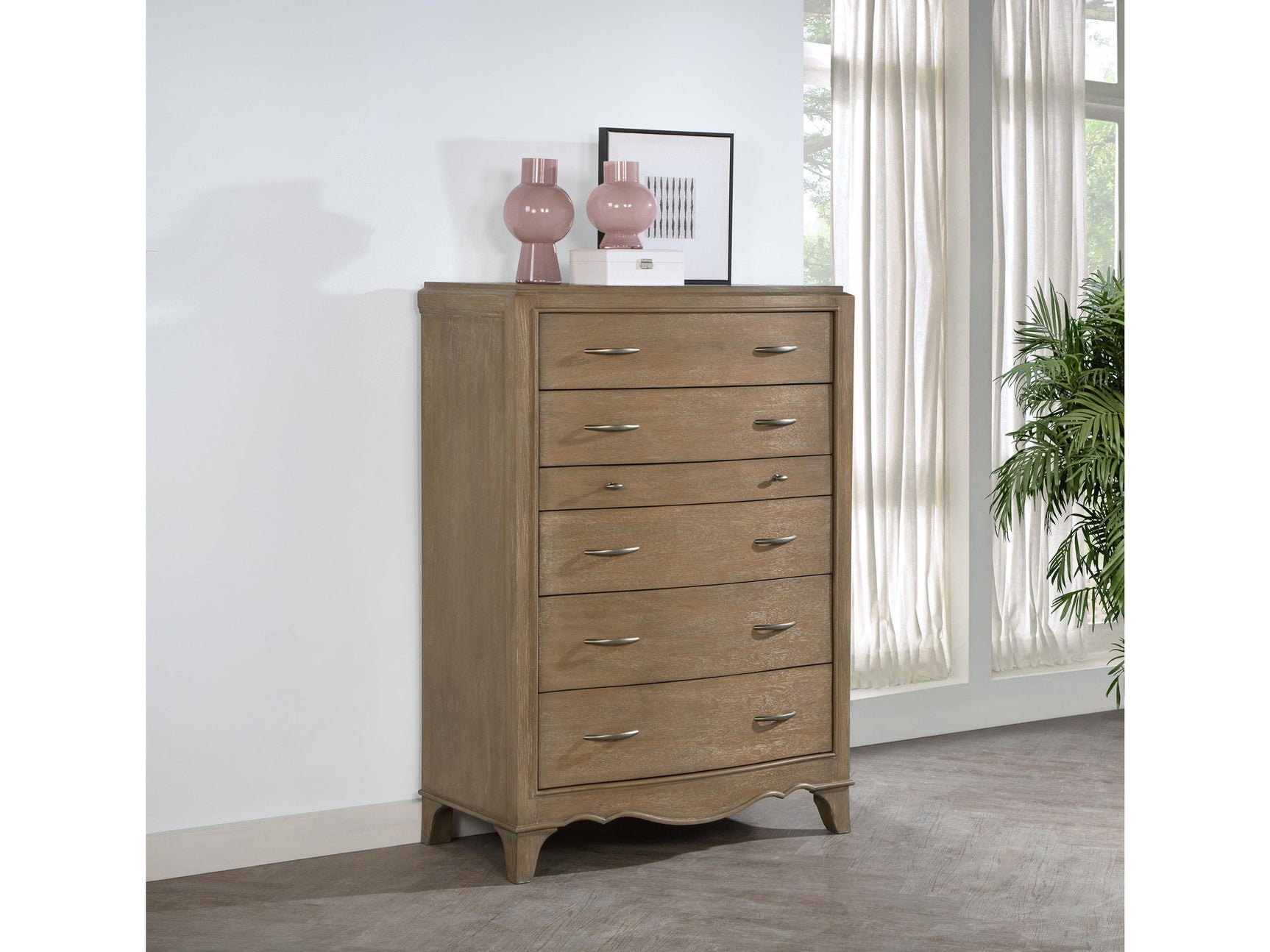 Revello Washed Mango 6-drawer Bedroom Chest of Drawers - Ornate Home