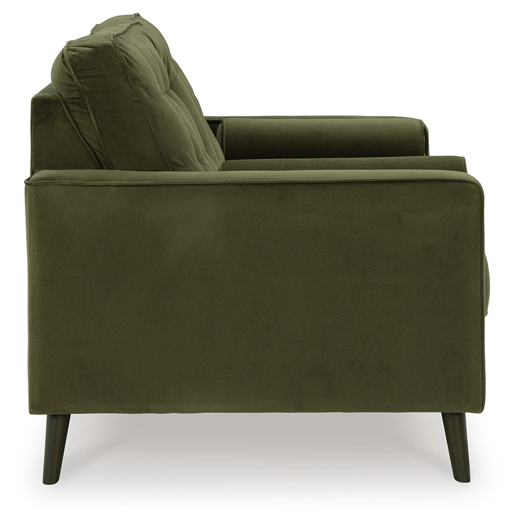 Reveon Lakes Olive Loveseat - Ornate Home