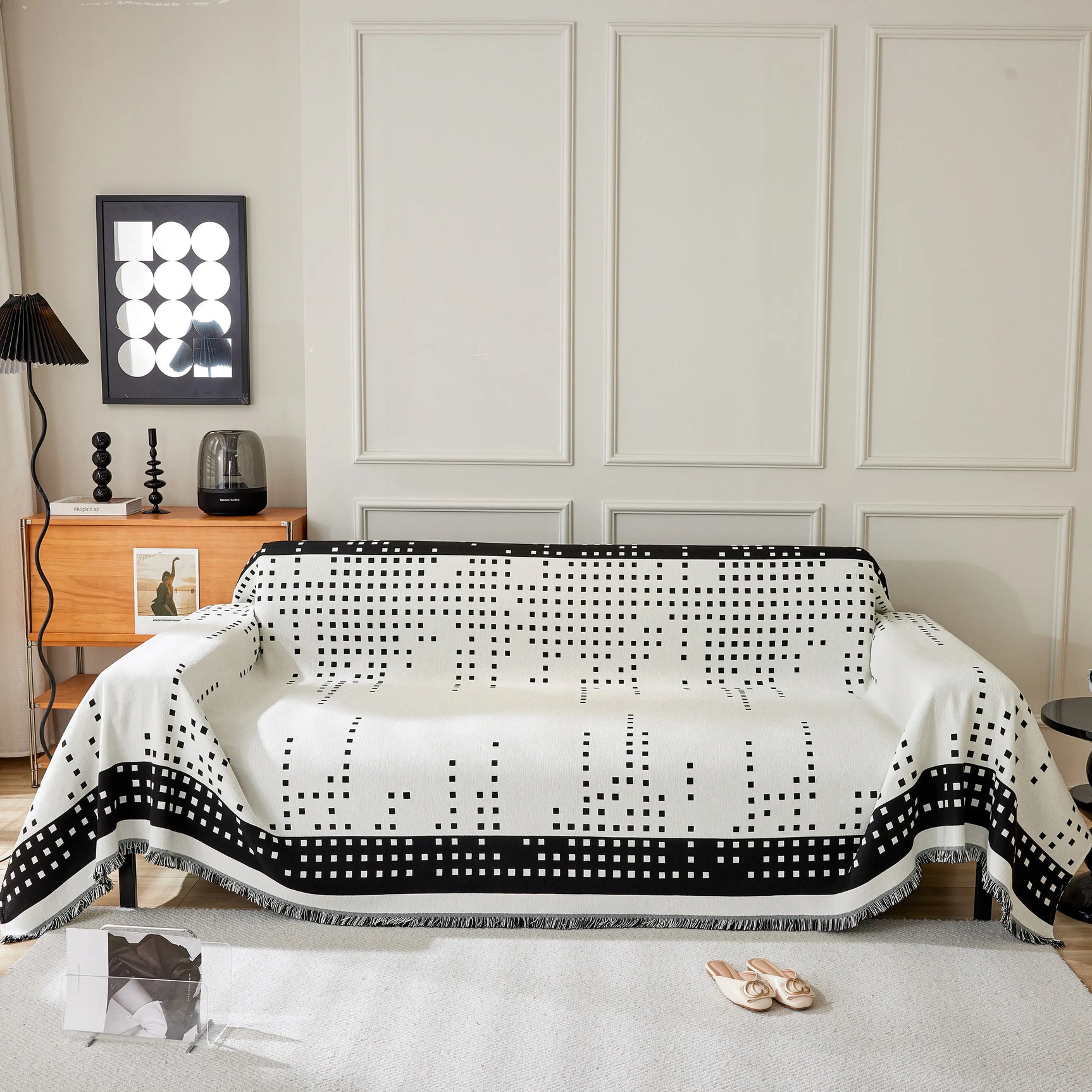 Reversible Chenille Sofa Covers for Pets, Large Throw Blanket for Couch, Blanket on The Sofa - Ornate Home