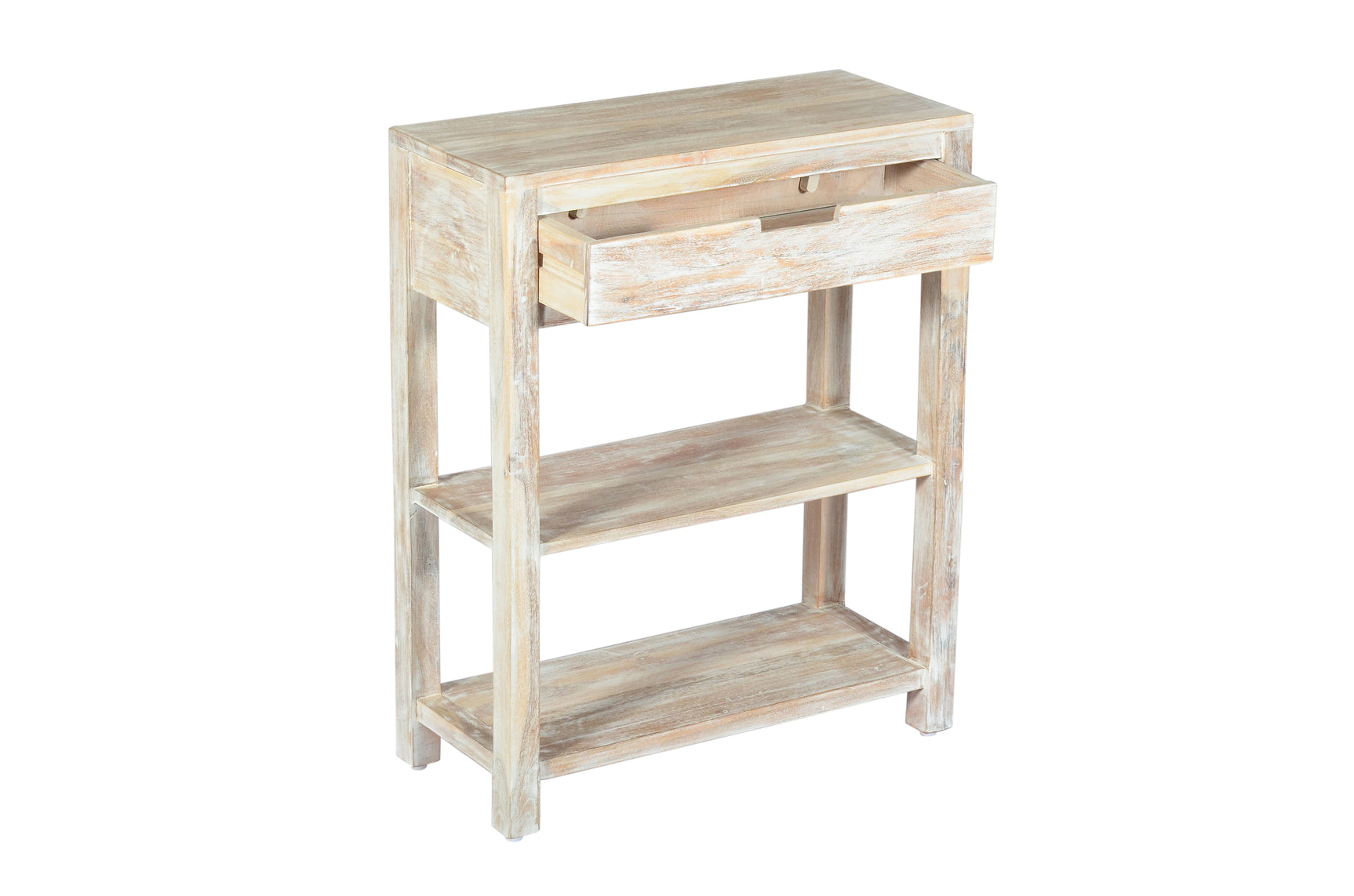 Reynolds White Wash Accent Table - Ornate Home