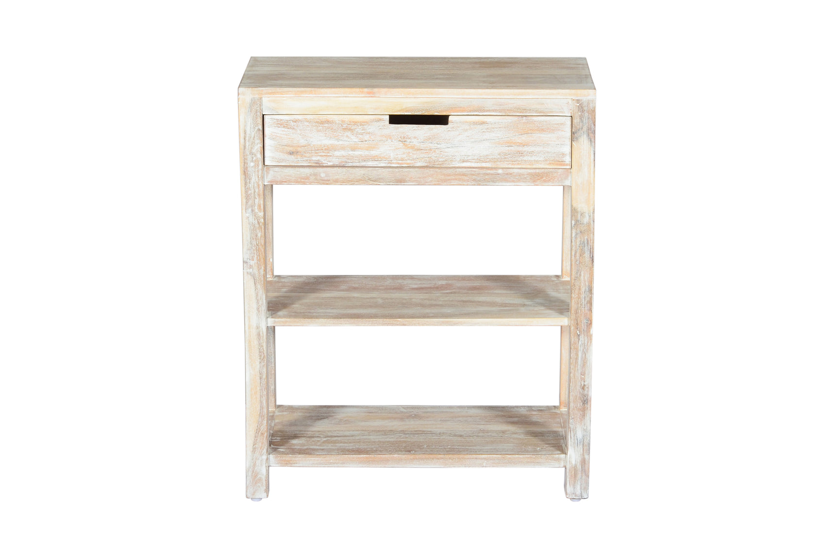 Reynolds White Wash Accent Table - Ornate Home