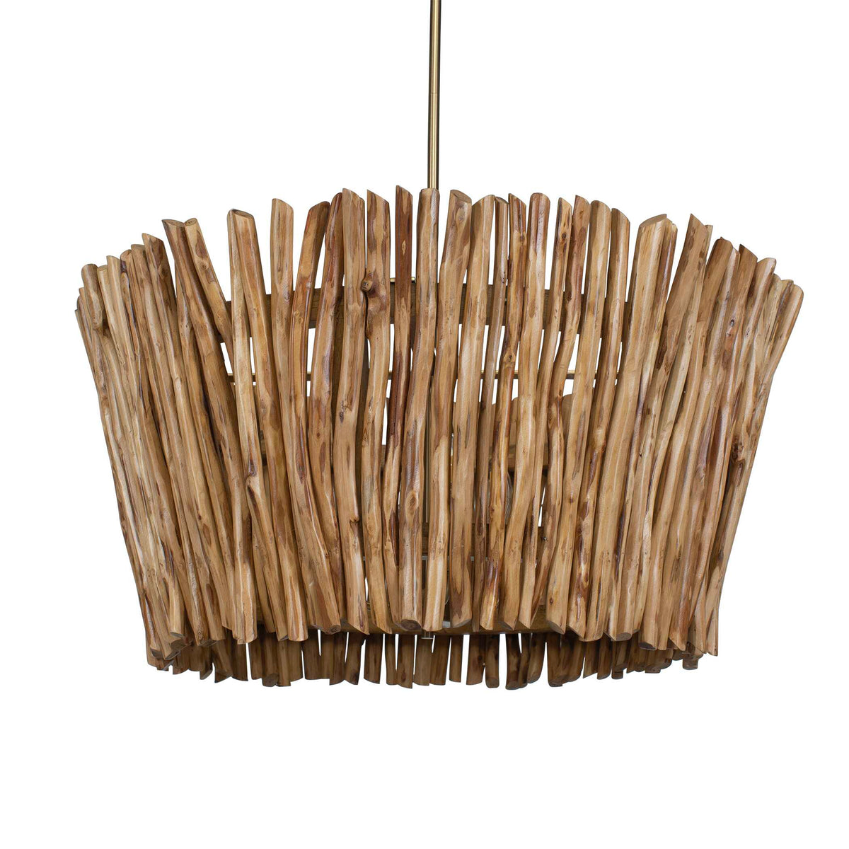 Rhea Woodtone 4 Light Wood Branch Chandelier - Ornate Home