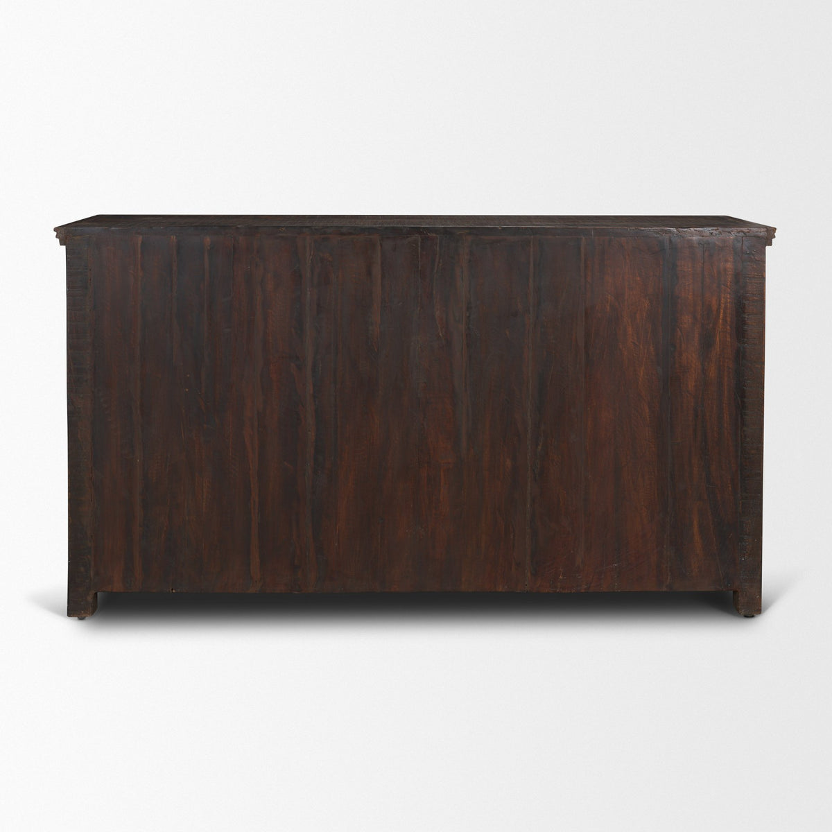 Rhett Dark Brown Reclaimed Wood 6 Drawer Cabinet