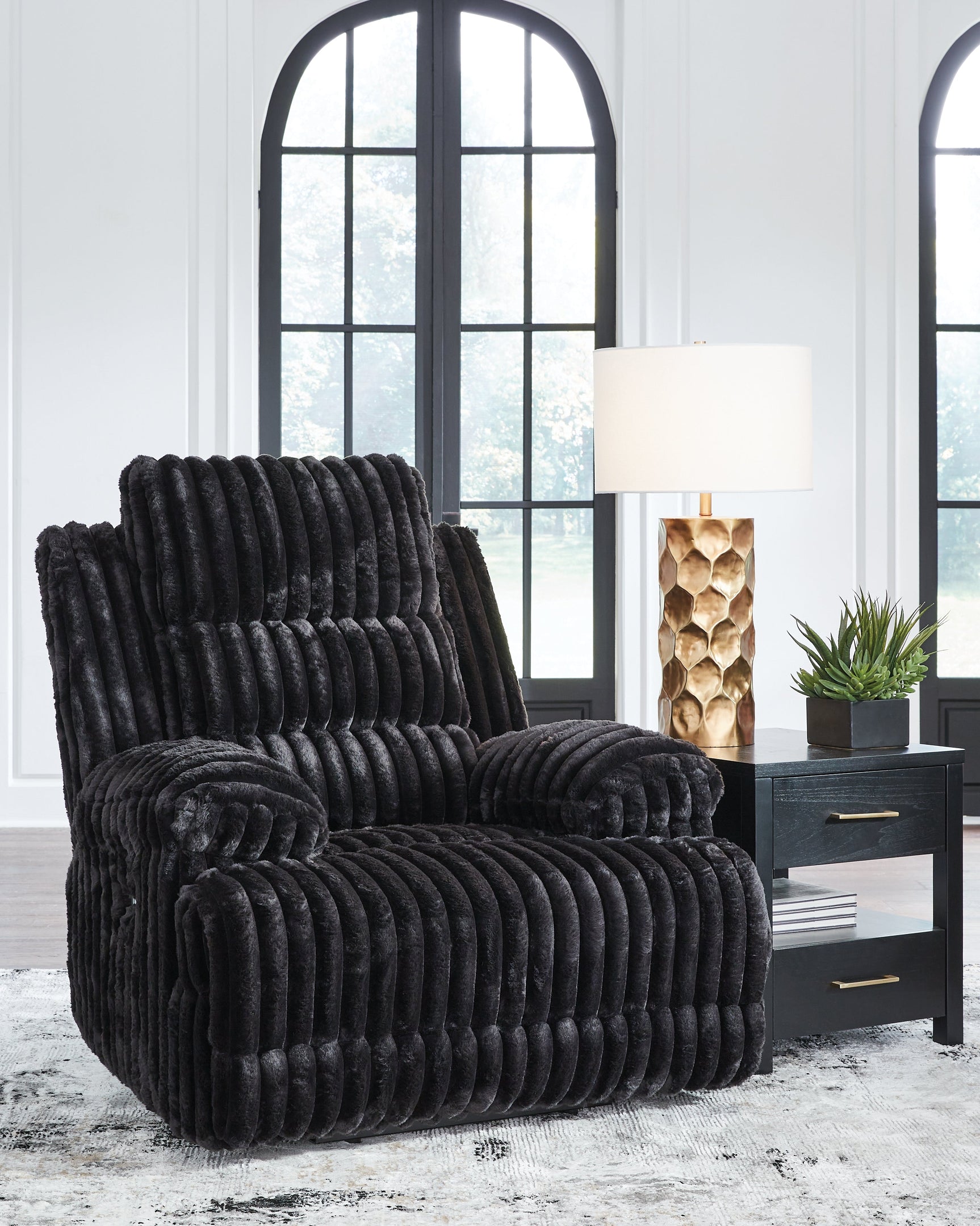 Rhine Falls Onyx Power Reclining Sofa and Power Recliner (Online Special Price) - Ornate Home