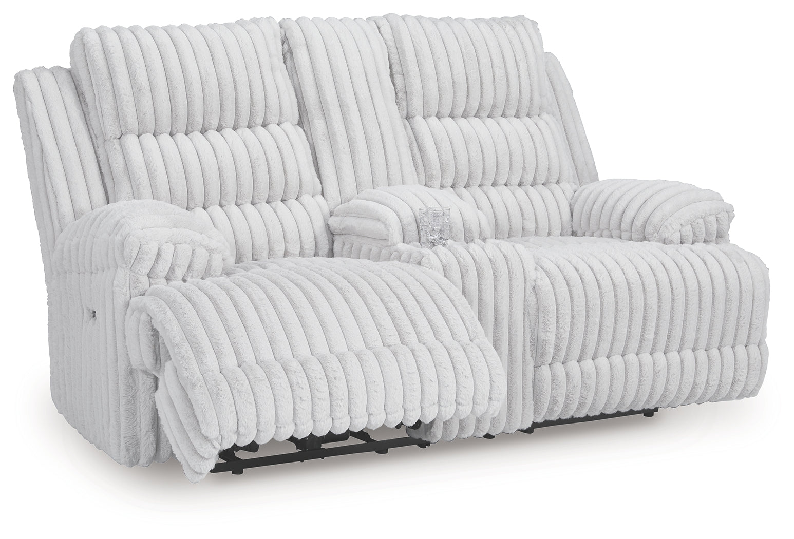 Rhines Falls Alloy Power Reclining Sofa and Loveseat - Ornate Home
