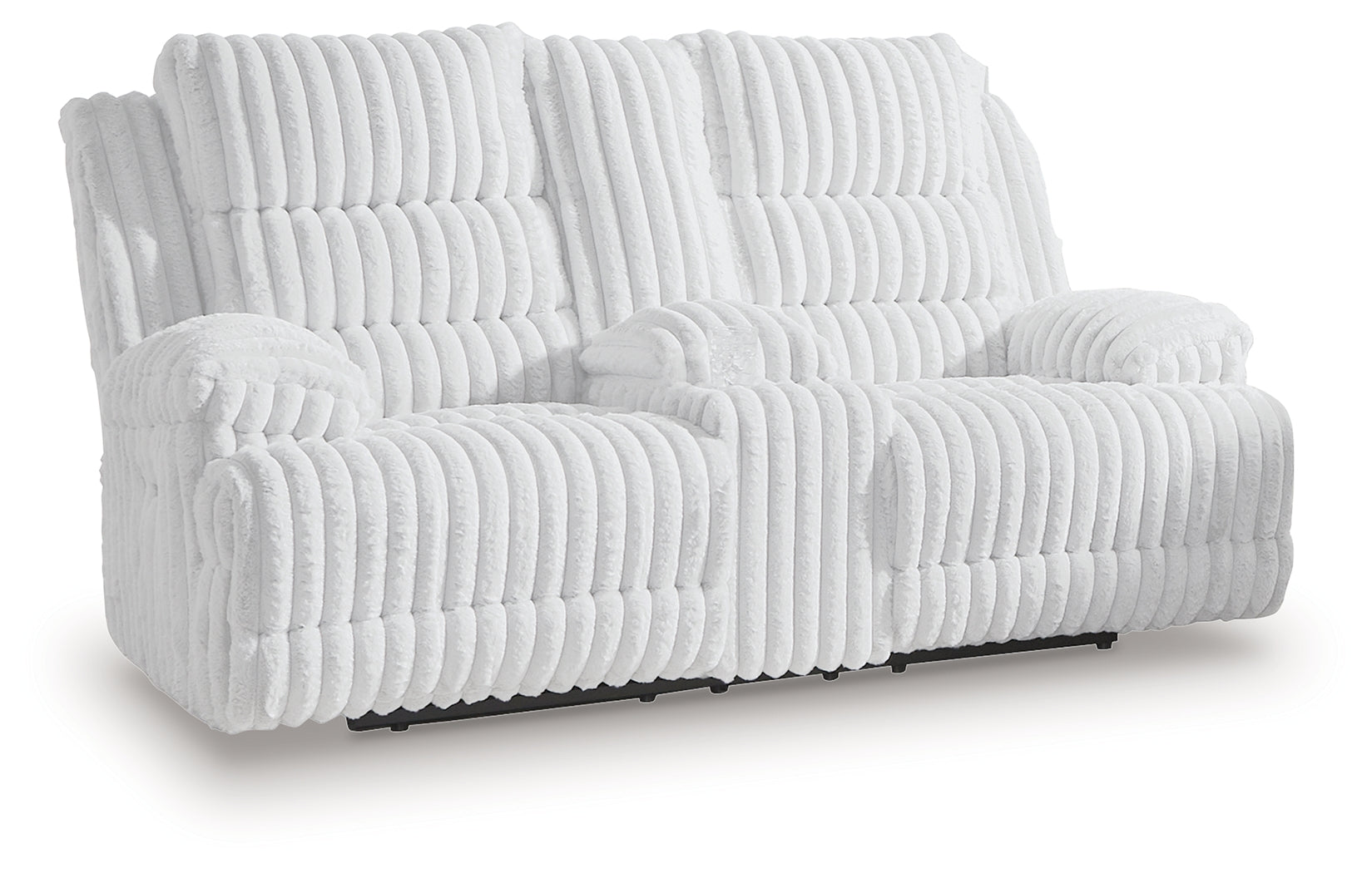 Rhines Falls Alloy Reclining Power Loveseat w/Console (Online Special Price) - Ornate Home