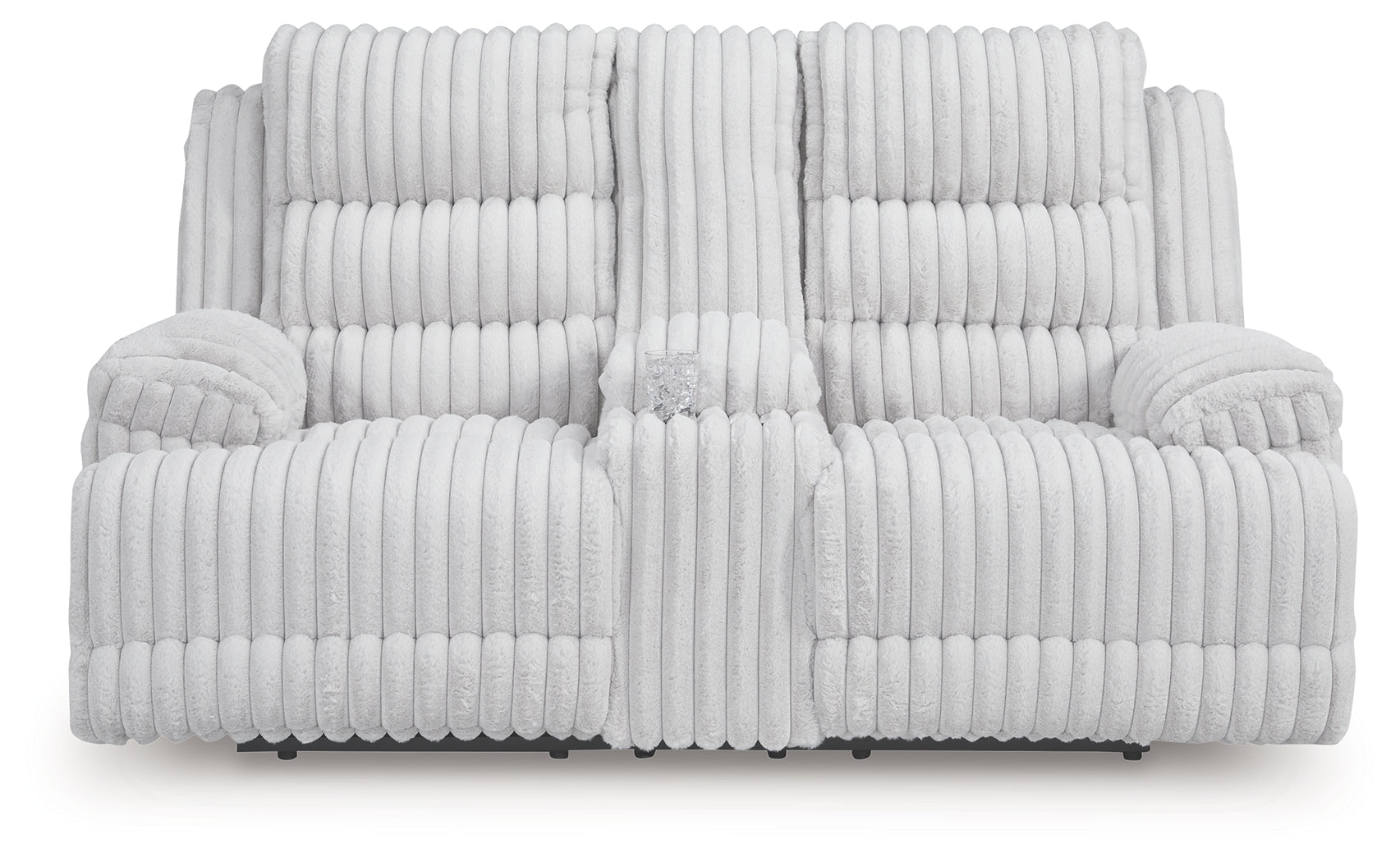 Rhines Falls Alloy Reclining Power Loveseat w/Console (Online Special Price) - Ornate Home