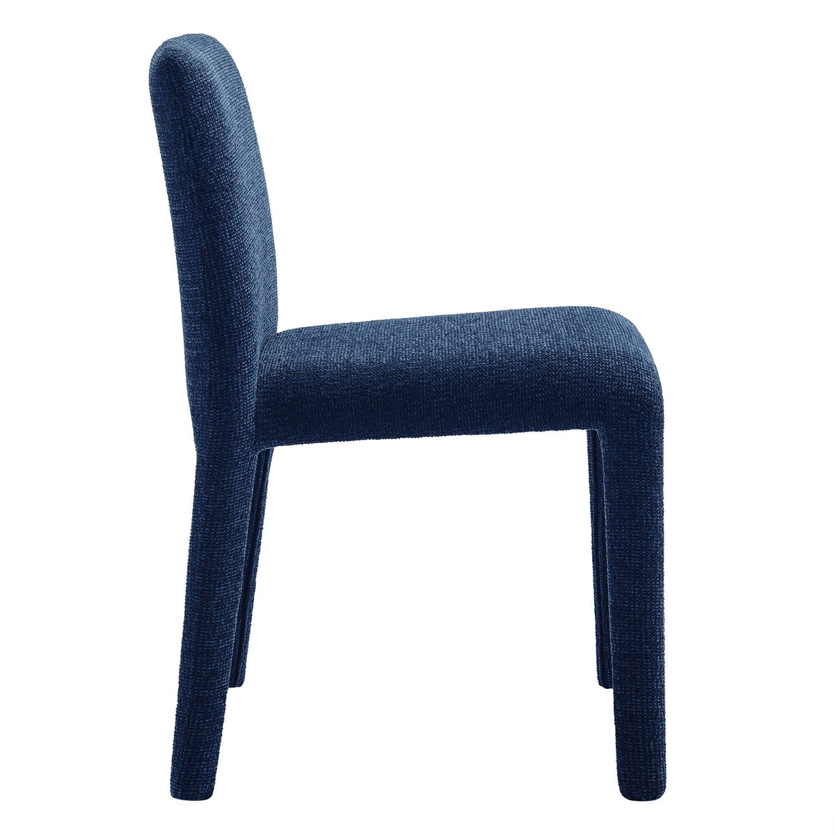 Rhodes Navy Fabric Upholstered Dining Chair