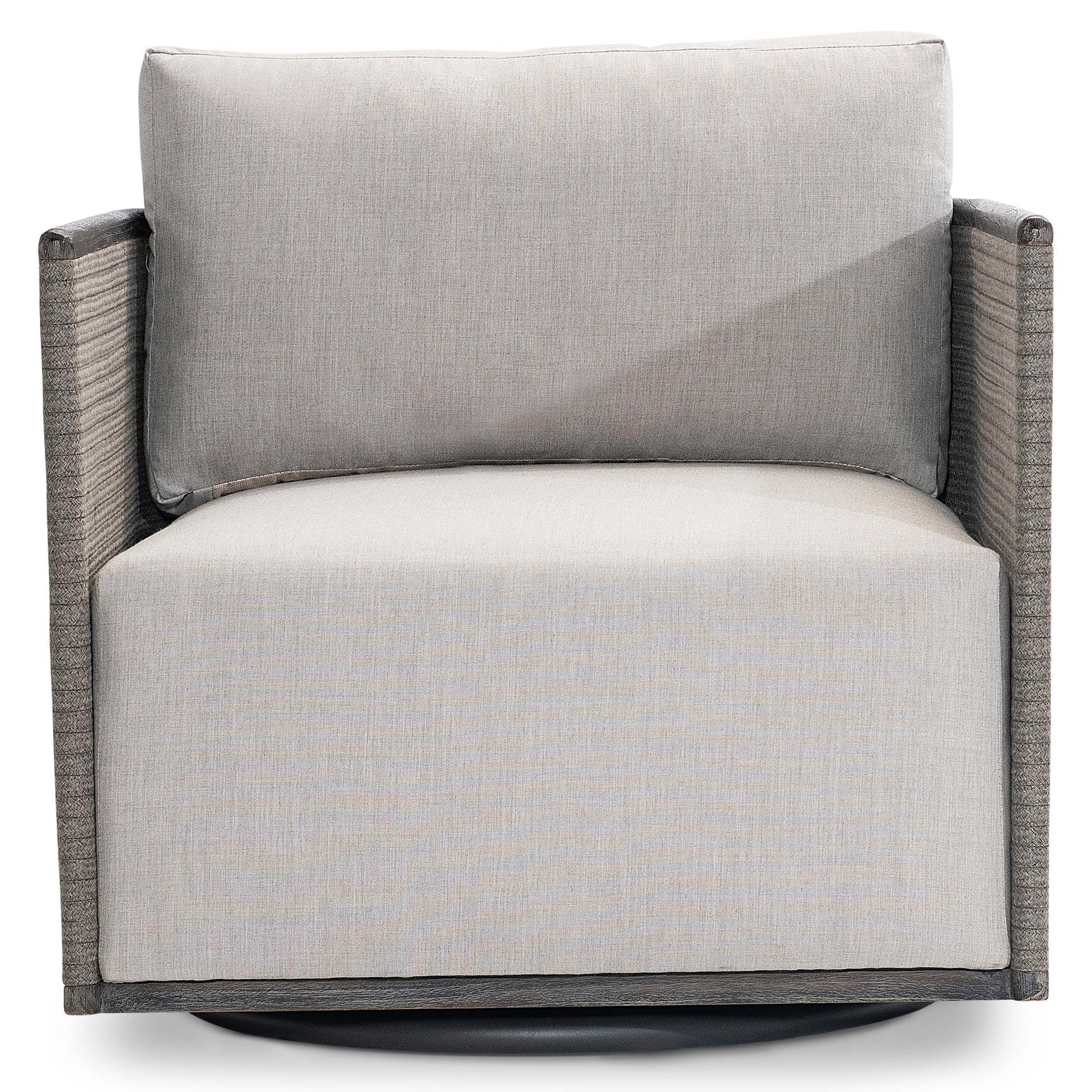 Rialto Dark Brown Outdoor Swivel Chair - Ornate Home