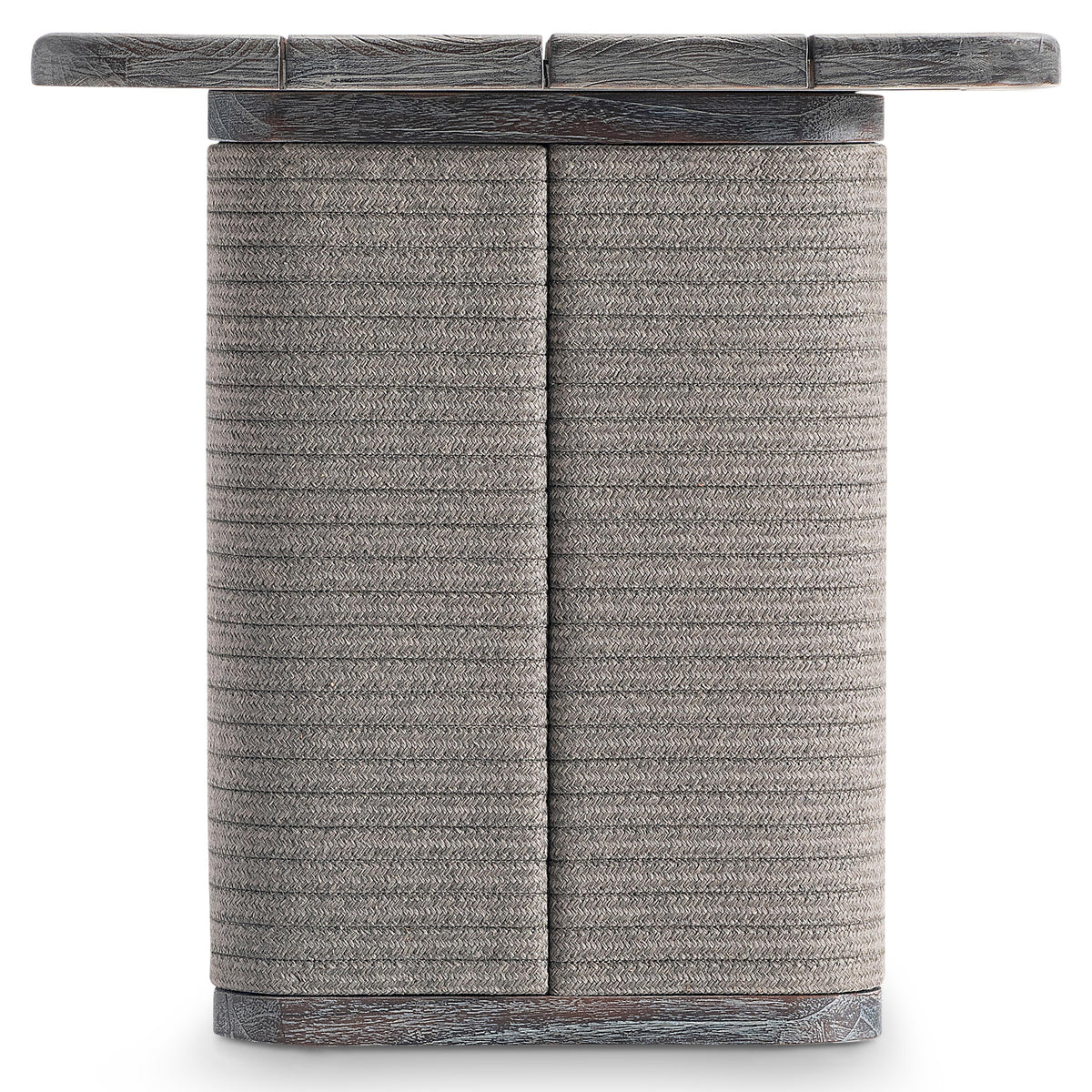 Rialto Smoked Truffle Outdoor Outdoor Side Table - Ornate Home