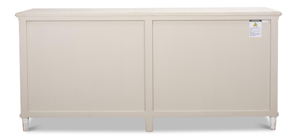 Ribbon White Sideboard - Ornate Home