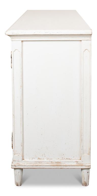 Ribbon White Sideboard - Ornate Home