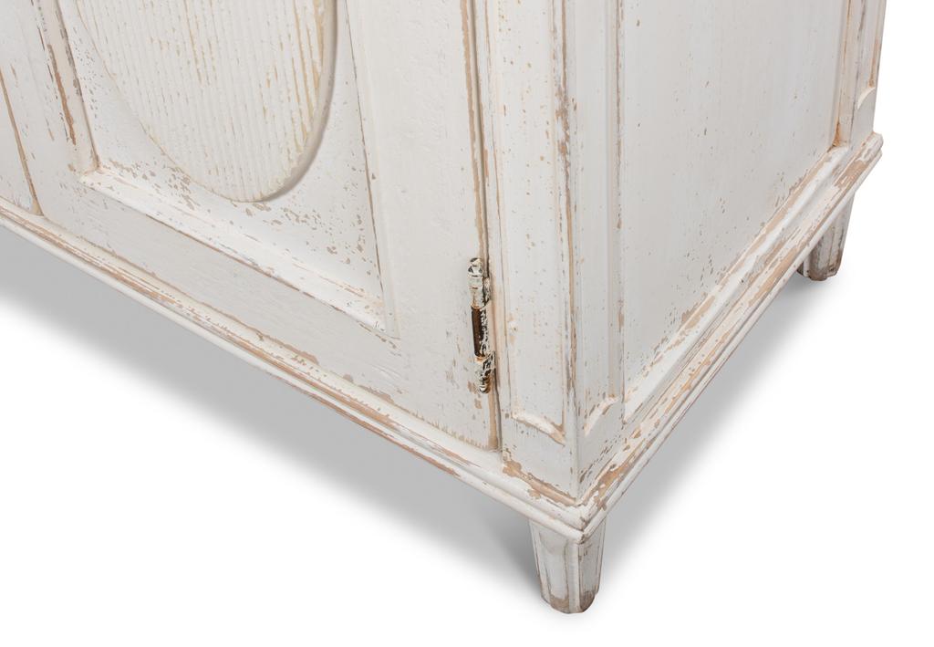 Ribbon White Sideboard - Ornate Home