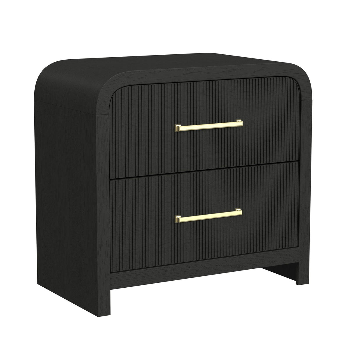 Ridgemont Black 3-Piece King Storage Bedroom Set with 2 Nightstands - Ornate Home