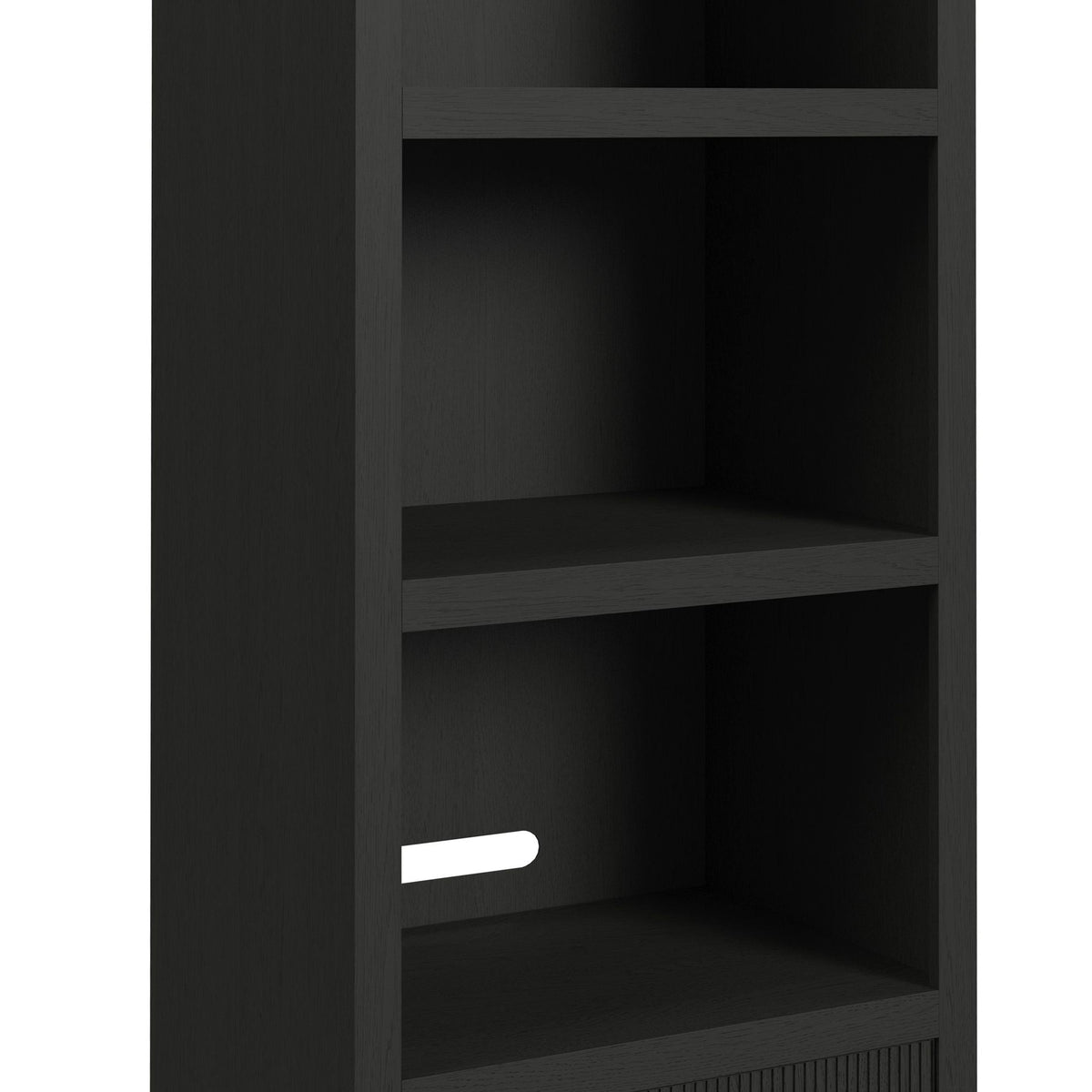 Ridgemont Black 4-Piece Entertainment Center with 82" TV Console - Ornate Home