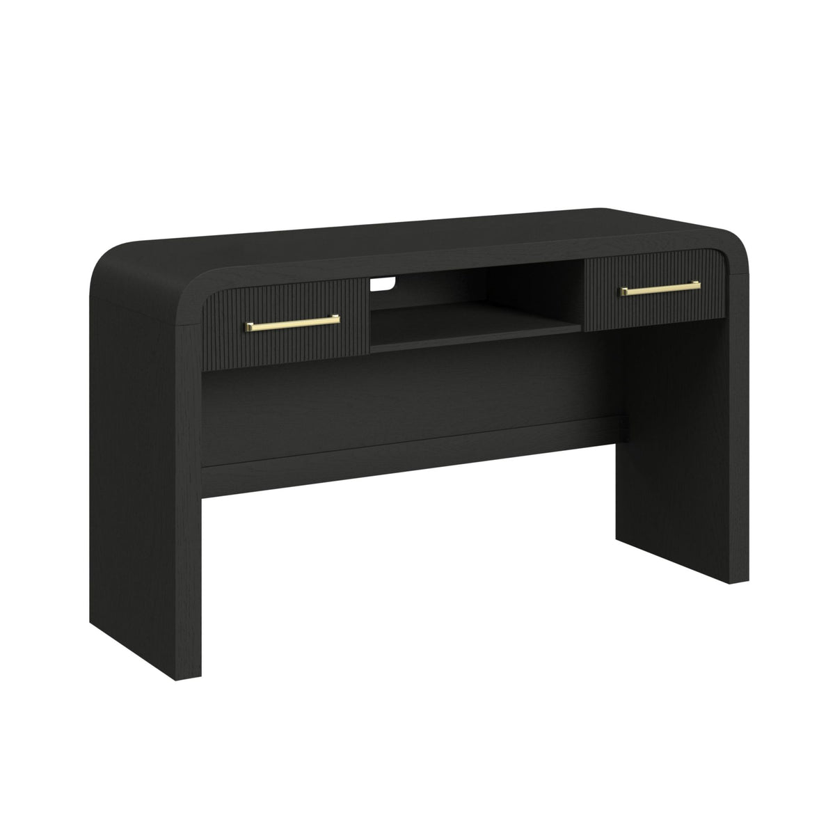 Ridgemont Black with Grain Dressing Table - Ornate Home