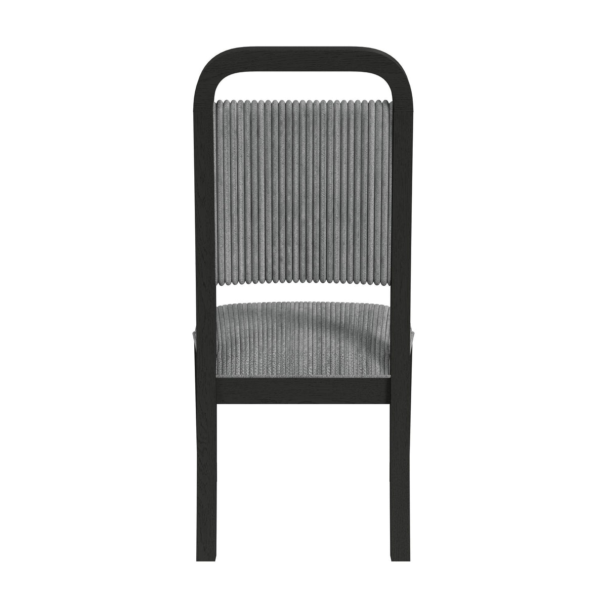 Ridgemont Black with Grain/Grey Dining Side Chair (Set of 2) - Ornate Home