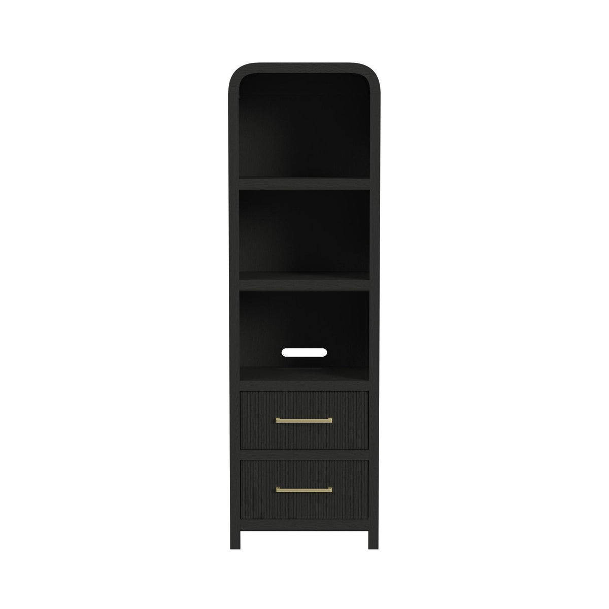 Ridgemont Black with Grain Side Piers - Ornate Home