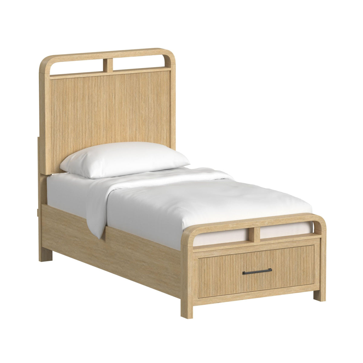 Ridgemont Natural 3-Piece Twin Storage Bedroom Set - Ornate Home