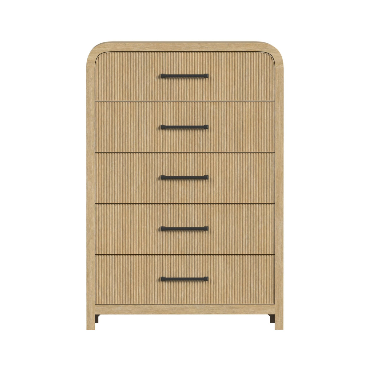 Ridgemont Natural 5-Drawer Chest - Ornate Home