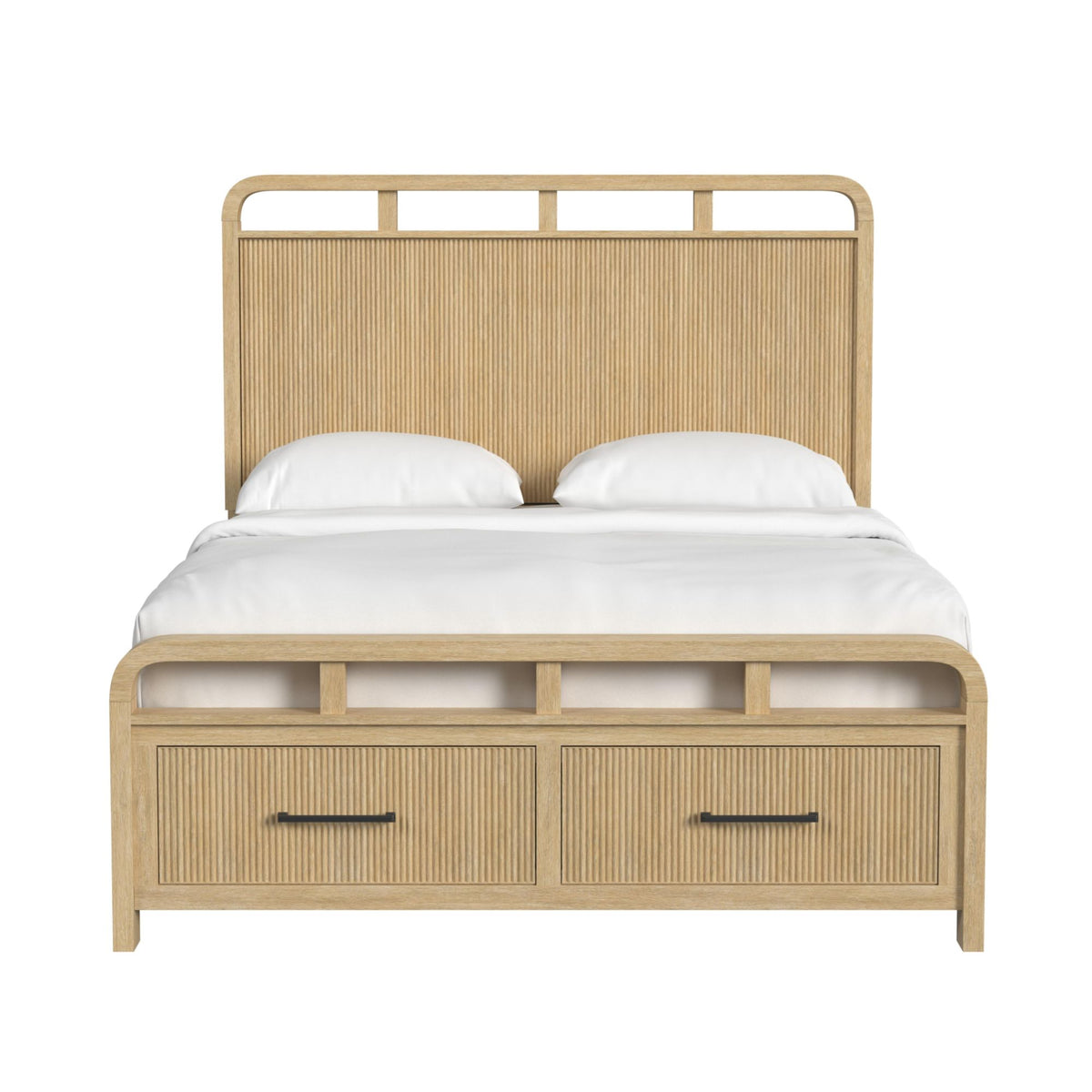 Ridgemont Natural Full Storage Bed - Ornate Home