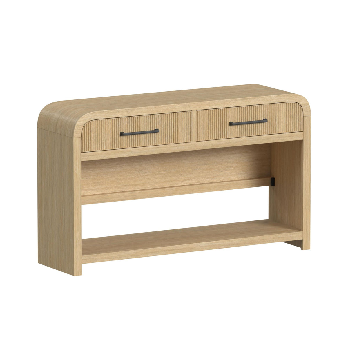 Ridgemont Natural Sofa Table with Bottom Shelf - Ornate Home
