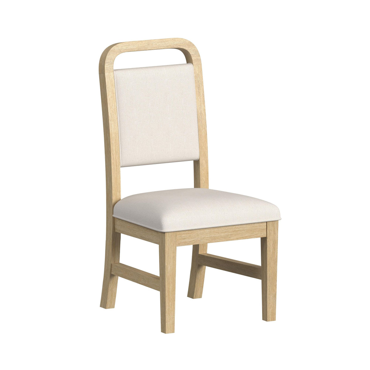 Ridgemont Natural/White Dining Side Chair (Set of 2) - Ornate Home