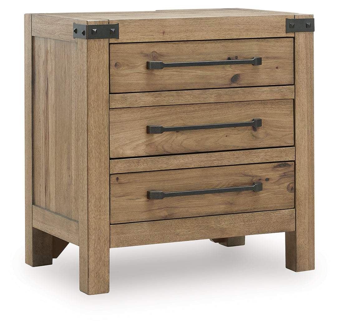 Ridgester Light Brown Nightstand (Online Special Price) - Ornate Home