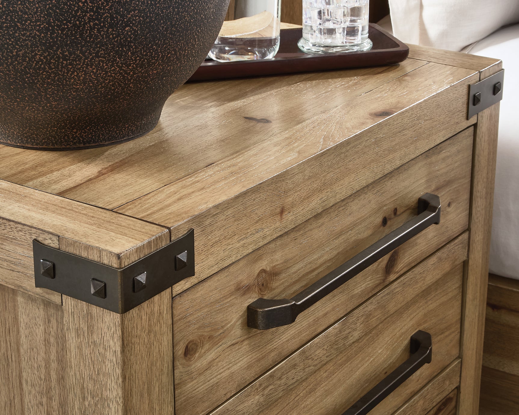Ridgester Light Brown Nightstand (Online Special Price) - Ornate Home