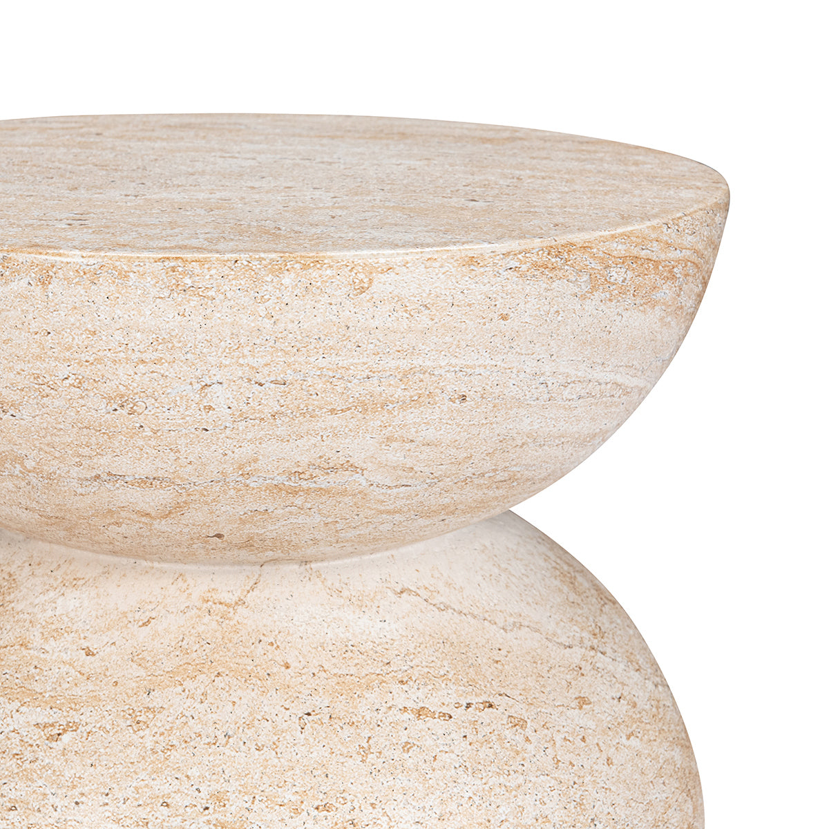 Ridgewood Capri Limestone Outdoor Accent Table - Ornate Home
