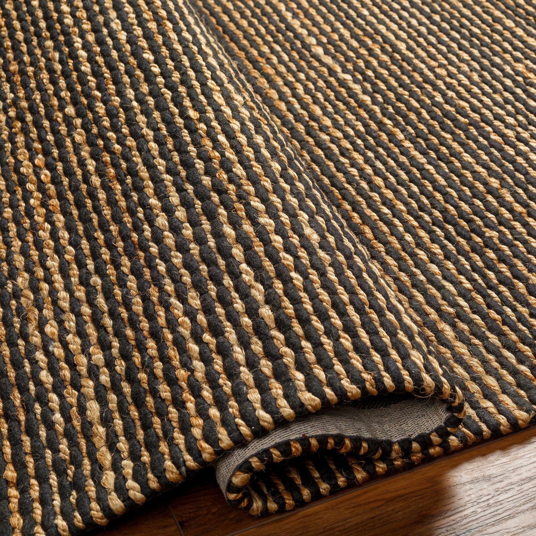 Riki Black Area Rug - Ornate Home