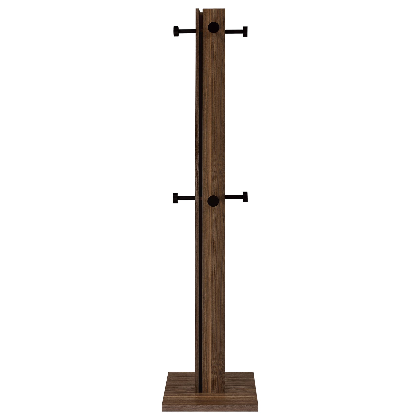 Rikkie Walnut Coat Rack - Ornate Home