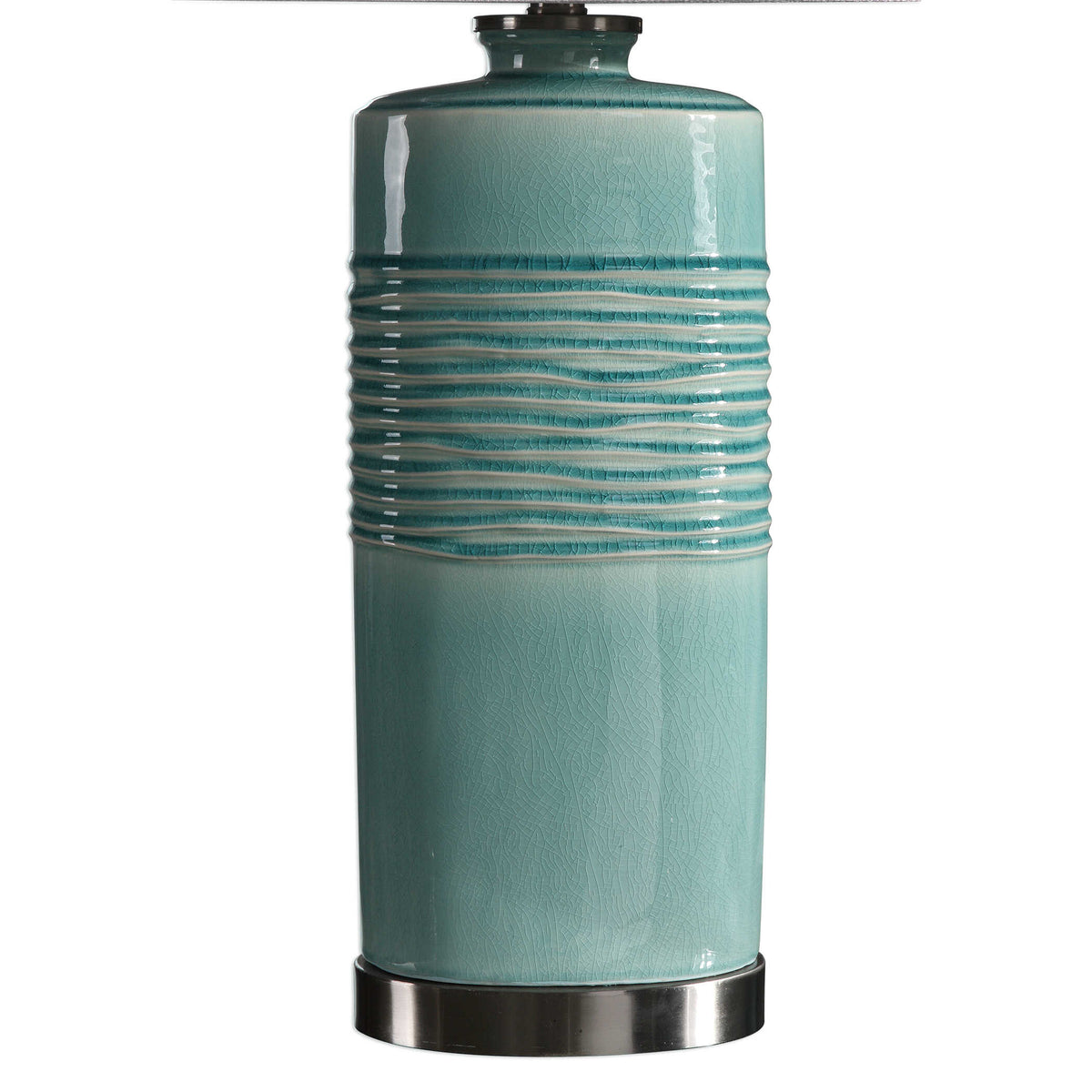 Rila Distressed Teal Table Lamp - Ornate Home