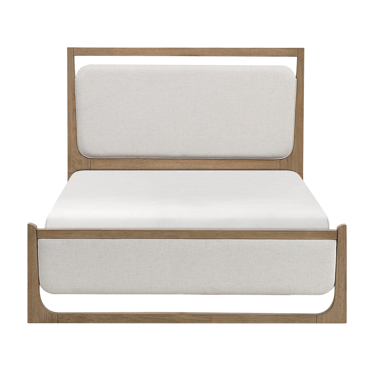 Riley Beige Queen Bed - Ornate Home