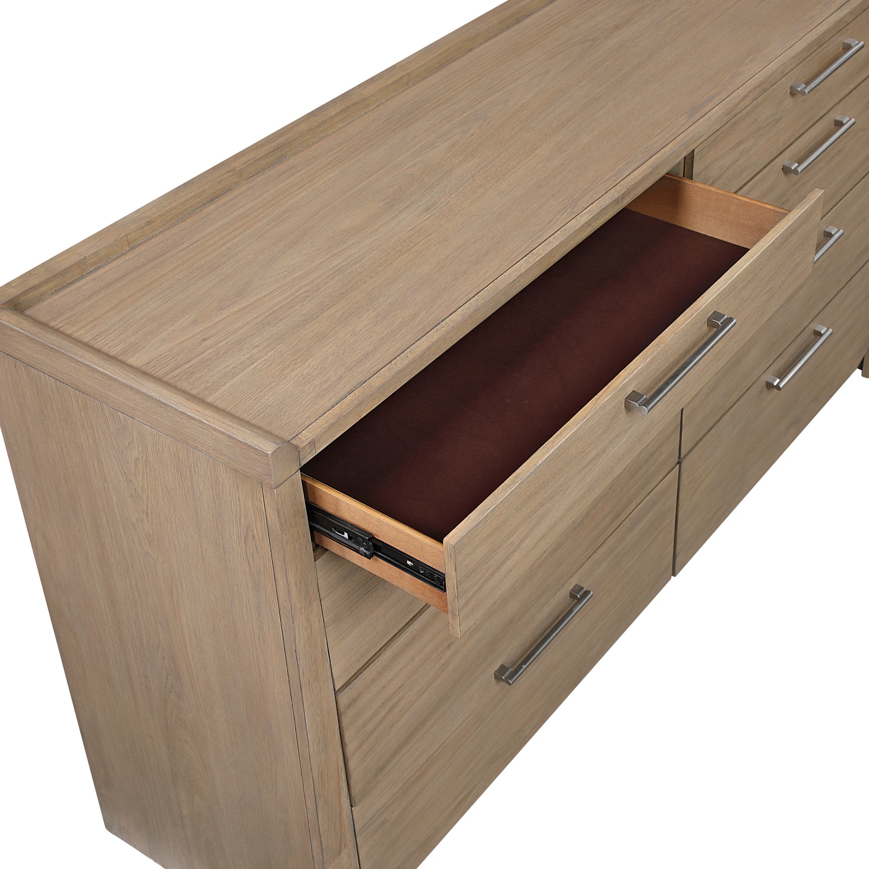 Riley Light Brown Dresser - Ornate Home