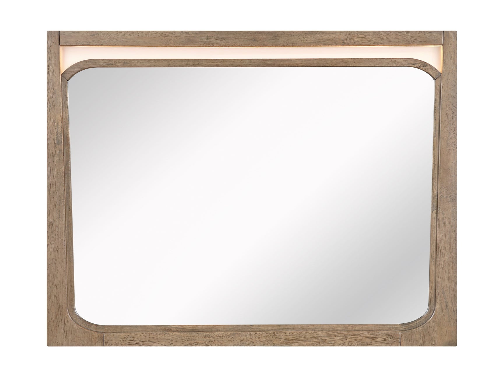 Riley Light Brown Mirror - Ornate Home