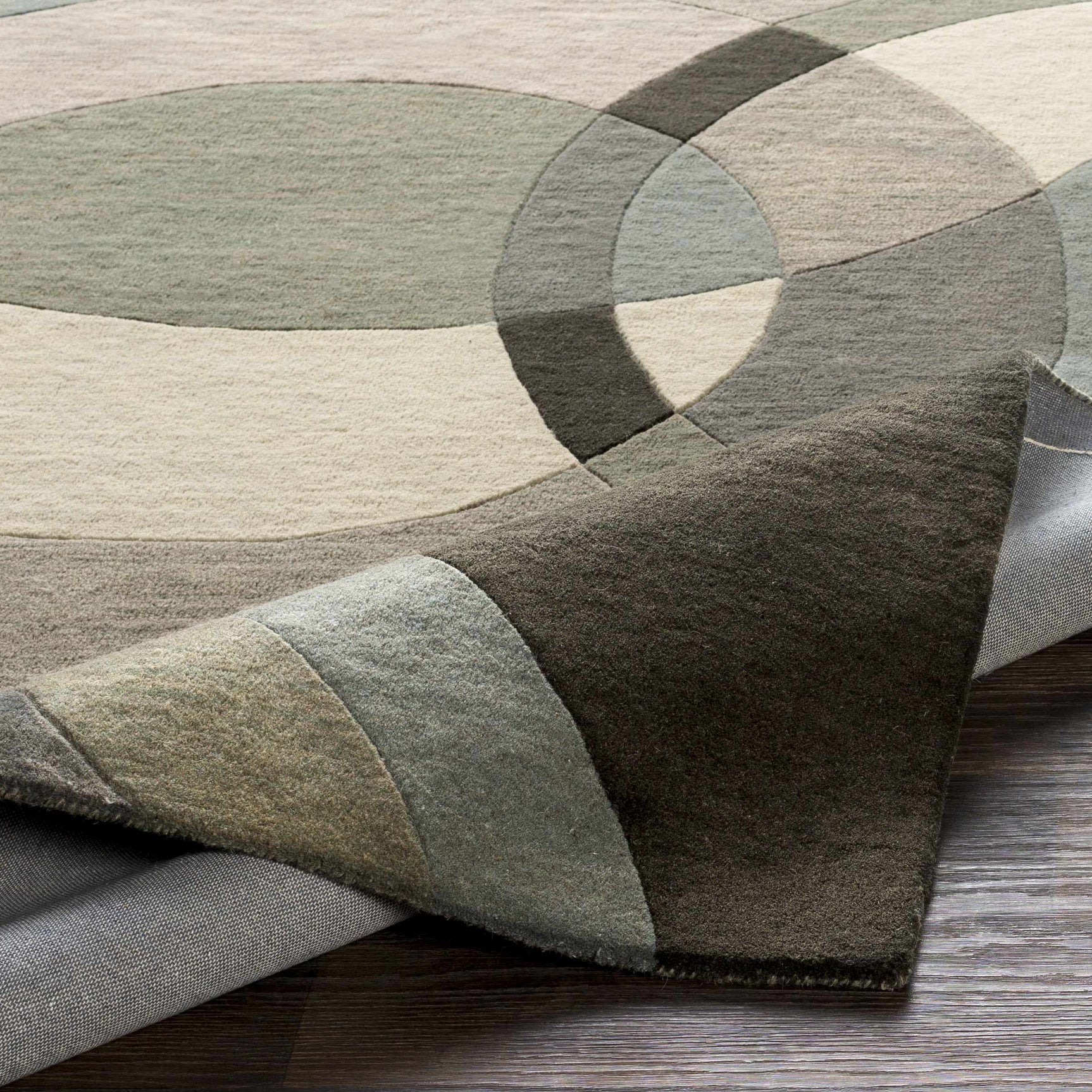 Rilton Gray Wool Carpet - Ornate Home
