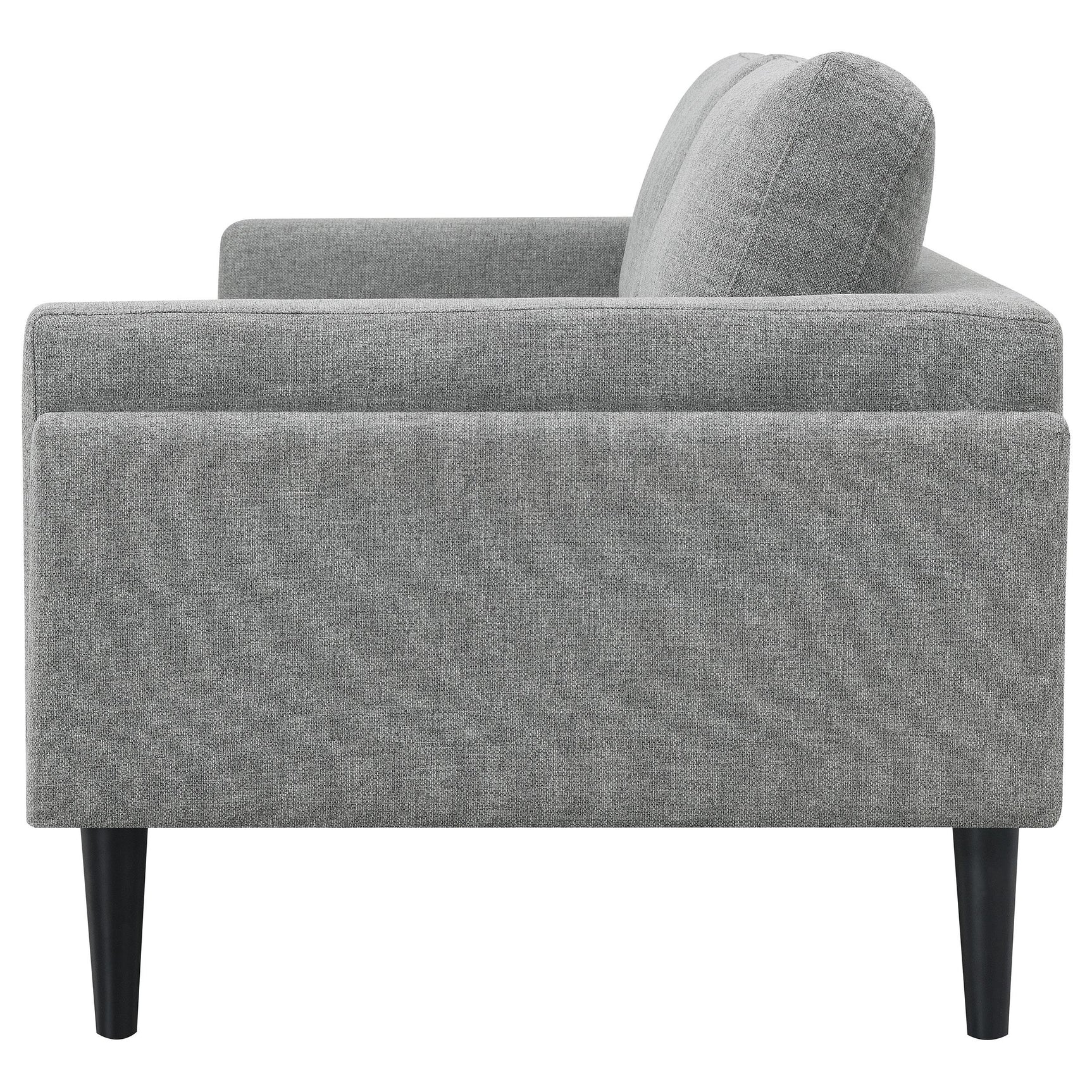 Rilynn Grey Upholstered Track Arm Sofa - Ornate Home