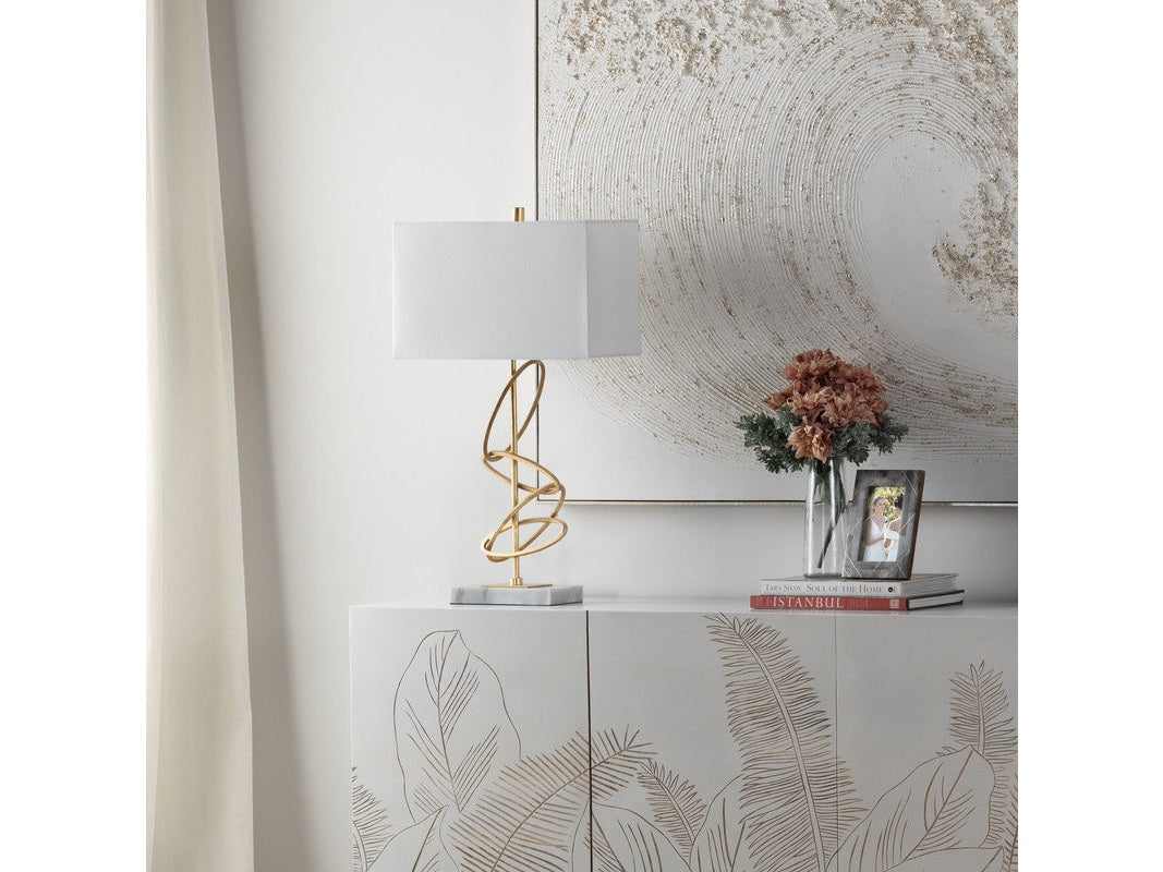 Ringo Gold/Grey Table Lamp - Ornate Home