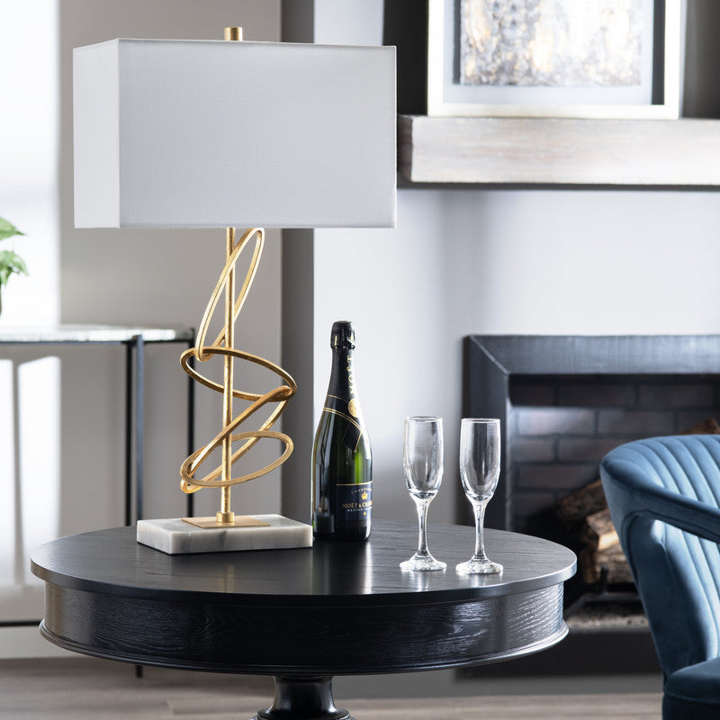 Ringo Gold/Grey Table Lamp - Ornate Home